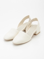 【CAMILLE BIS RANDA】ワイドバックストラップパンプス/BLACK