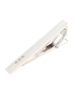 スワロフスキー(R)・クリスタル付きタイバー/シルバー(006)