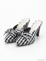 リボンミュール/インディゴブルー