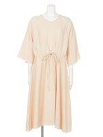 ガーゼラグランワンピース/グリーン