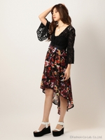 フェードフラワーワンピース/オフホワイト