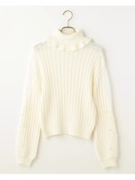 肩レーストップス/イエロー