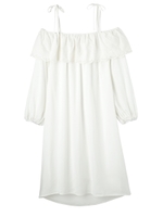 PEACH JOHN/ロマンティックアイレットレースドレス/ホワイト