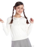 バタフライモチーフカーディガン/ウスブルー