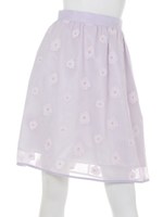 フラワー刺繍ふんわりSK/ライラック