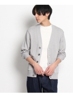 ワイドコットンリブ カーディガン/ホワイト(001)