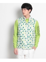 リバーシブルジオメトリックベスト/ホワイト系(202)