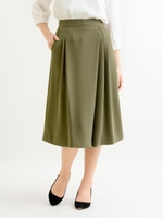 リベット付ガウチョパンツ/カーキグリーン