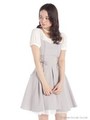 レースアップキャミワンピース/ピンク