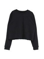 カットオフスウェットプルオーバー/グレー