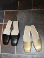 スクエアーパントゥーフル/ブラック