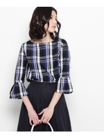 【洗える】ブロードベルスリーブシャツ/ホワイト(301)