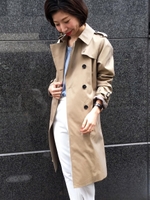 ライナーツキトレンチコート/グレージュ