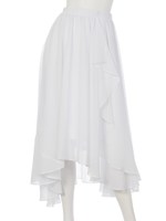 ラッフルフリルスカート/ピンク