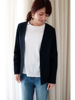 カラーレスジャケット/ネイビー(120)