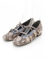 CROSS DOUBLE BELT SHOES/Multi_1