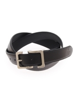 S字バックルレザーベルト/ブラック(019)