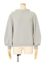 【F&A】ボトルネック裏毛プルオーバー/TOP GRAY