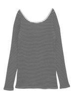 【emmi yoga】テレコボーダートップス/RED