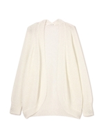 Ｒｉｂｏｎニットカーディガン/ベージュ(040)