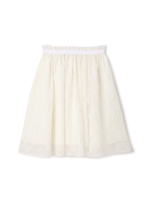 《EDIT COLOGNE》シアーチェックプチフラワースカート/ブルー(110)