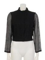 CLASSIC LACE BLOUSE/BLK
