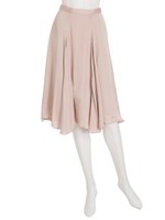 サテンランダムフレアSK/ベビーピンク