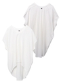 DOLMAN V-NECK TOP/ホワイト