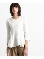 イレギュラーぺプラムプルオーバー/ピンク(172)