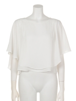 2WAYシフォンTOPS/ホワイト