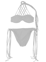 フロントクロスデザインビキニ/WHT