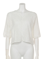 【anap mimpi】コットンレーストップス/WH