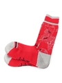 タウンプリントパイルソックス/レッド(062)
