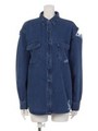 HARD CLASH DENIM SH/アイスブルー