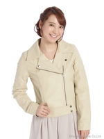 女っぽ☆ライダース/ホワイト