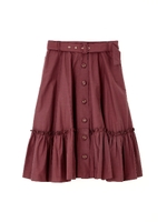 BUTTONED PLEAT-GATHER/ピンク(090)