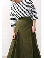 【AZUL by moussy】チノマキシスカート/KHA