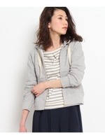 ジップ裏毛パーカー/ライトグレー(911)