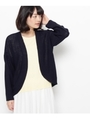 ボレロ風ニットカーディガン/オフホワイト(003)