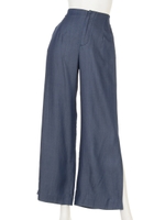 ワイドストレートパンツ/I/BLU