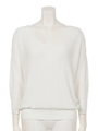 BACK OPEN KNIT/ホワイト