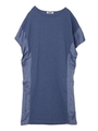 PANEL DRESS/ブルー