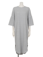 【BED&BREAKFAST】RANDAM RIB Tunic Dress/BLACK
