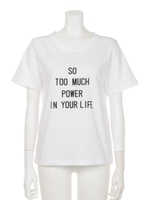 ロゴTシャツ/レンガ