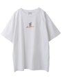 SIDE MENU BIG S/S TEE/ホワイト