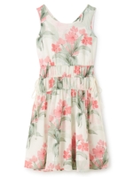 ビッグスイサイフラワーワンピース/パープル