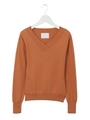 ベーシックニットトップス2/ORANGE