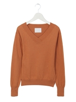 ベーシックニットトップス2/ORANGE