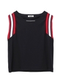 LINED SPORTS TOP/ネイビー