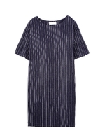 [Web限定商品] ストライプサックワンピース/グレー(020)